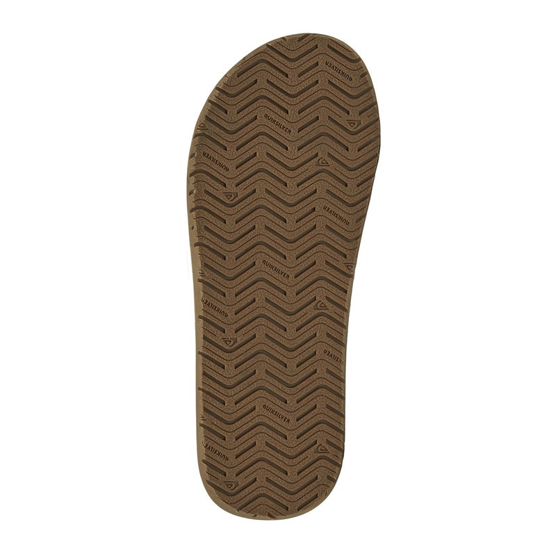 Quiksilver Men's Monkey Wrench 3 Point Sandal, Black/Black/Brown, 11 M US - Image 5